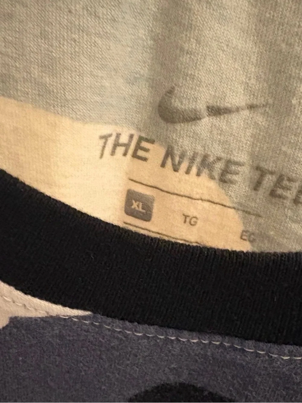 New Nike Camo Tee. Teal, white, black. XL